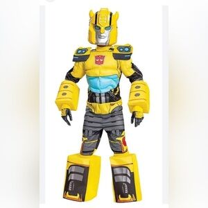 Transformers Bumblebee Muscle Costume for Boy's Costume Small 4-6